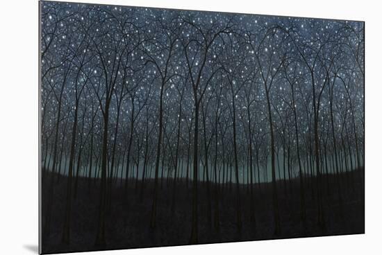 Starry Trees-James W. Johnson-Mounted Giclee Print