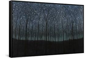 Starry Trees-James W. Johnson-Framed Stretched Canvas