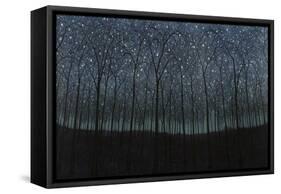 Starry Trees-James W. Johnson-Framed Stretched Canvas