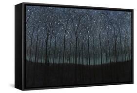 Starry Trees-James W. Johnson-Framed Stretched Canvas