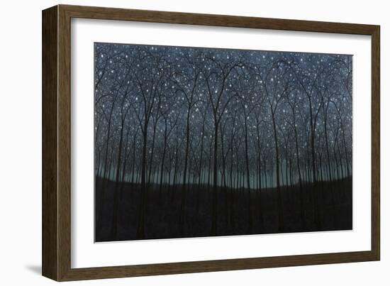 Starry Trees-James W. Johnson-Framed Giclee Print