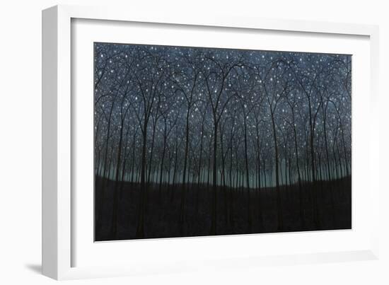 Starry Trees-James W. Johnson-Framed Giclee Print