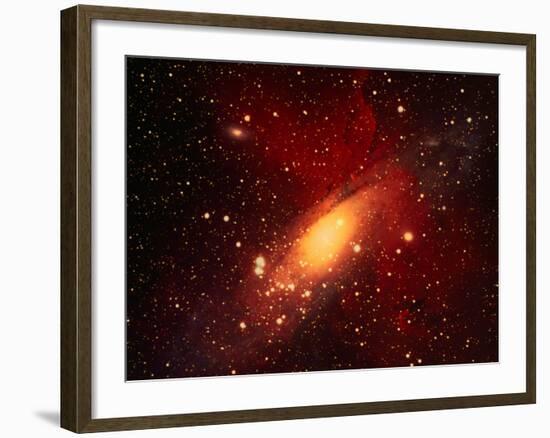 Stars and a Galaxy-Terry Why-Framed Photographic Print