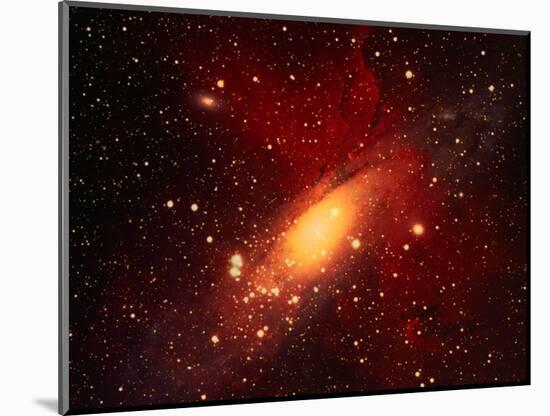 Stars and a Galaxy-Terry Why-Mounted Photographic Print