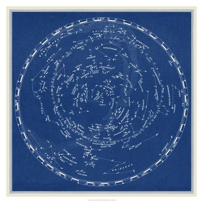 Celestial Chart Poster