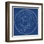 Stars and Constellations Chart-null-Framed Art Print