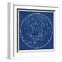 Stars and Constellations Chart-null-Framed Art Print