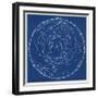 Stars and Constellations Chart-null-Framed Art Print