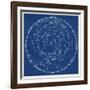 Stars and Constellations Chart-null-Framed Art Print