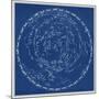 Stars and Constellations Chart-null-Mounted Art Print