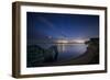 Stars and Milky Way over Durdle Door and the Jurassic Coast-David Noton-Framed Photographic Print