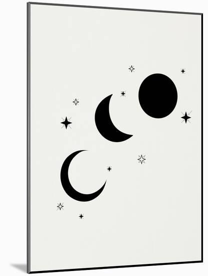 Stars and Moon-Adebowale-Mounted Art Print