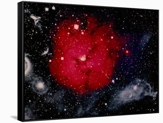 Stars and Nebula-Terry Why-Framed Stretched Canvas