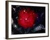 Stars and Nebula-Terry Why-Framed Photographic Print