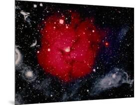 Stars and Nebula-Terry Why-Mounted Photographic Print