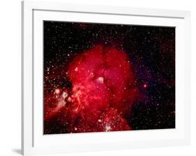 Stars and Nebula-Terry Why-Framed Photographic Print