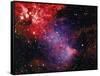 Stars and Nebula-Terry Why-Framed Stretched Canvas