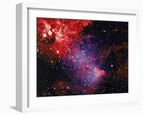 Stars and Nebula-Terry Why-Framed Premium Photographic Print