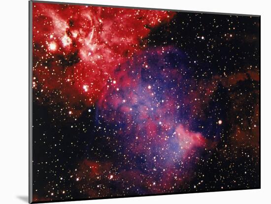 Stars and Nebula-Terry Why-Mounted Premium Photographic Print