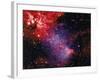 Stars and Nebula-Terry Why-Framed Photographic Print