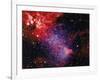 Stars and Nebula-Terry Why-Framed Photographic Print