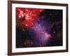 Stars and Nebula-Terry Why-Framed Photographic Print