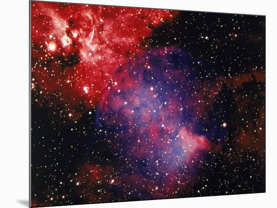 Stars and Nebula-Terry Why-Mounted Photographic Print