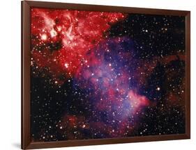 Stars and Nebula-Terry Why-Framed Photographic Print