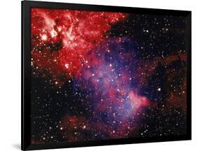 Stars and Nebula-Terry Why-Framed Photographic Print