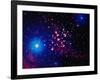 Stars and Nebula-Terry Why-Framed Photographic Print