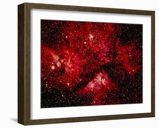 Stars and Nebula-Terry Why-Framed Photographic Print