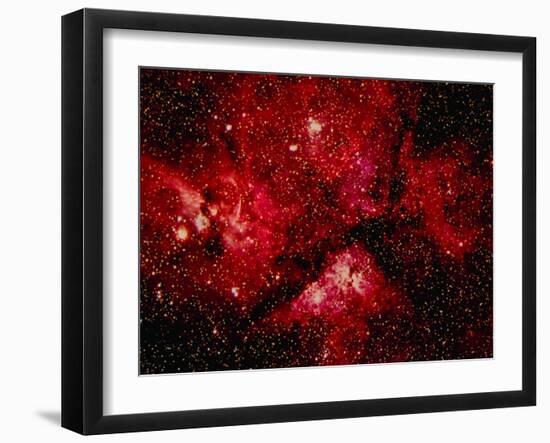 Stars and Nebula-Terry Why-Framed Photographic Print