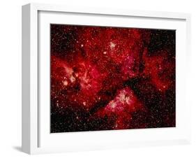 Stars and Nebula-Terry Why-Framed Photographic Print