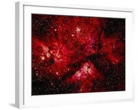 Stars and Nebula-Terry Why-Framed Photographic Print