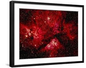 Stars and Nebula-Terry Why-Framed Photographic Print