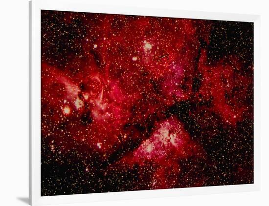 Stars and Nebula-Terry Why-Framed Photographic Print