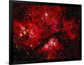 Stars and Nebula-Terry Why-Framed Photographic Print