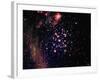 Stars and Nebula-Terry Why-Framed Photographic Print