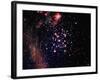 Stars and Nebula-Terry Why-Framed Photographic Print