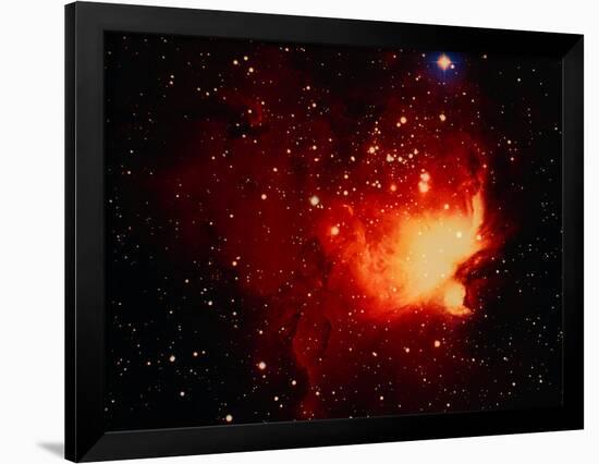 Stars and Nebula-Terry Why-Framed Photographic Print