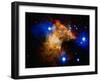 Stars and Nebula-Terry Why-Framed Photographic Print