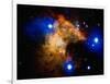 Stars and Nebula-Terry Why-Framed Photographic Print