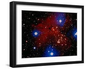 Stars and Nebula-Terry Why-Framed Premium Photographic Print