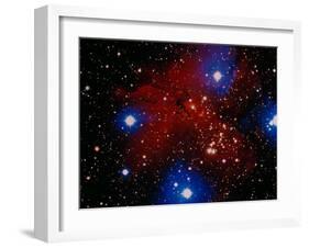 Stars and Nebula-Terry Why-Framed Premium Photographic Print