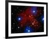 Stars and Nebula-Terry Why-Framed Photographic Print