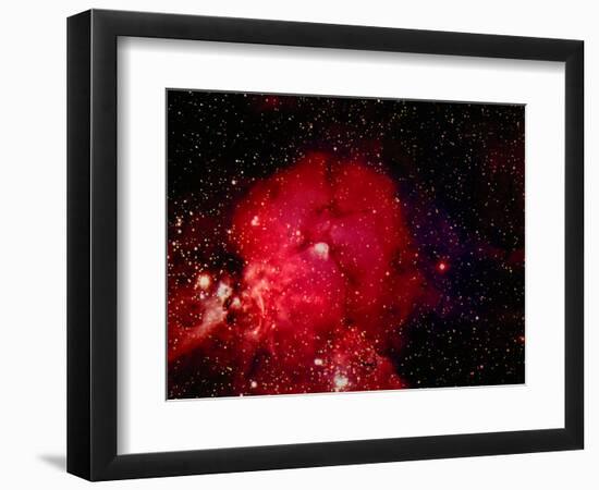 Stars and Nebula-Terry Why-Framed Photographic Print