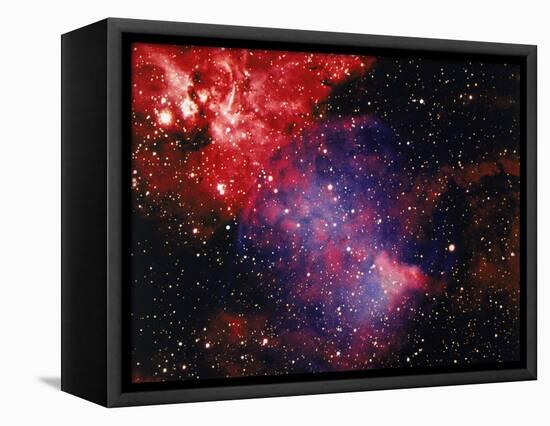 Stars and Nebula-Terry Why-Framed Stretched Canvas