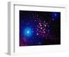 Stars and Nebula-Terry Why-Framed Photographic Print