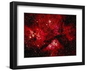 Stars and Nebula-Terry Why-Framed Photographic Print