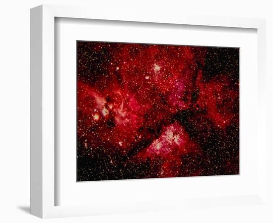 Stars and Nebula-Terry Why-Framed Photographic Print